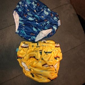Two Reusable Swim Diapers